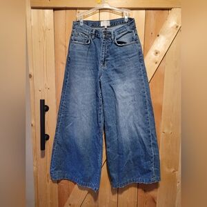 C/E Current Elliot Wide-Leg Crop Women Jeans